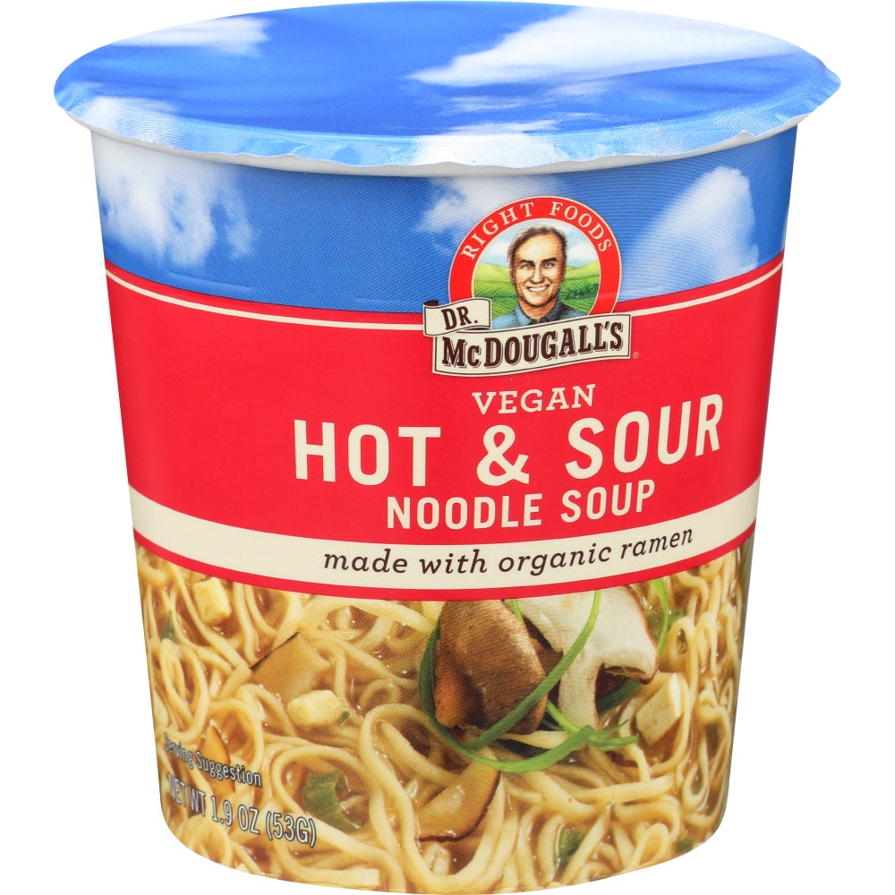 Soup, Ramen Noodle, Hot & Sour, Shelf-Stable,6 - 1.9 OUNCE