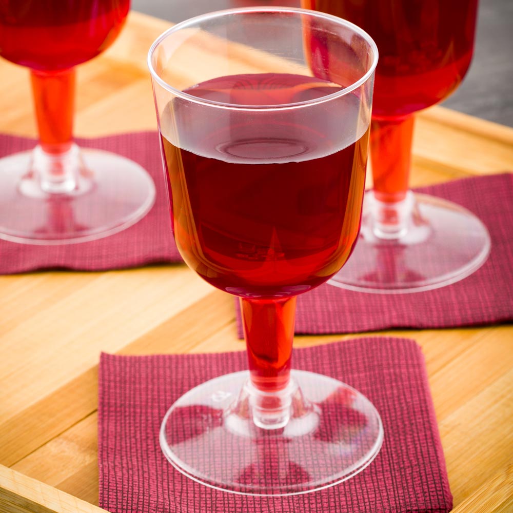 Glass, Calice Wine, 4.4 Ounce, Plastic, Clear, 4.4 Ounce,1 - 100 COUNT