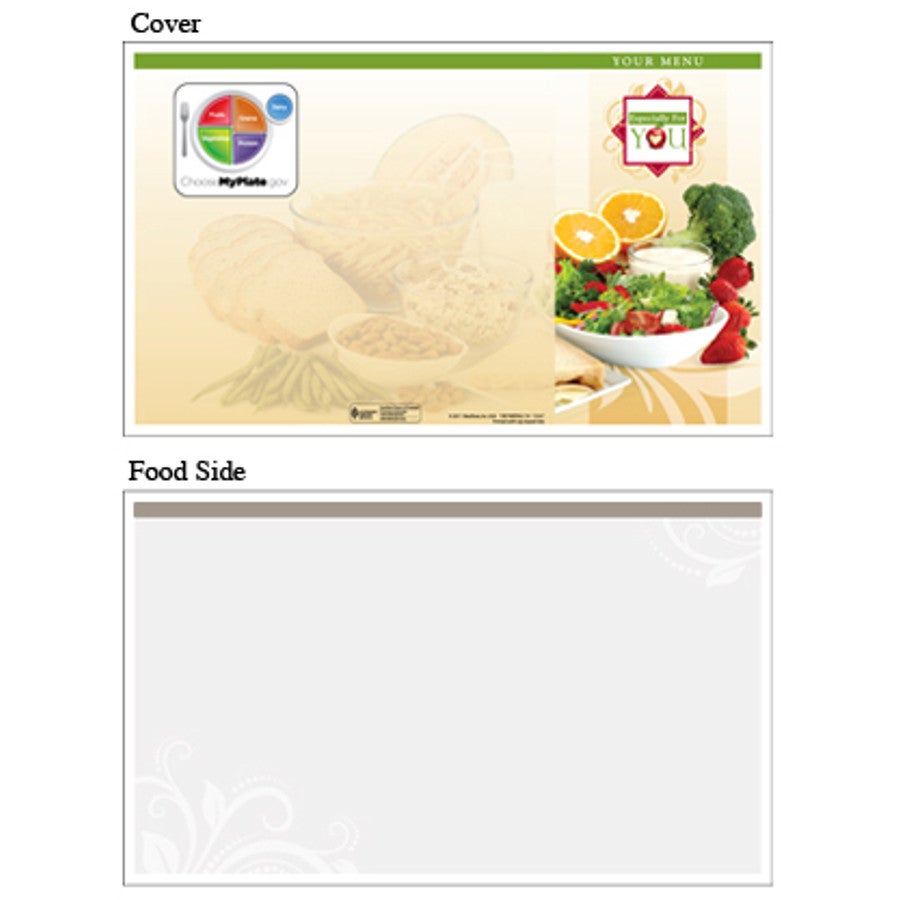 Menu Jackets, 8.5 x 14 Inch, Grey, Blank, Especially-for-You,1 - 250 COUNT