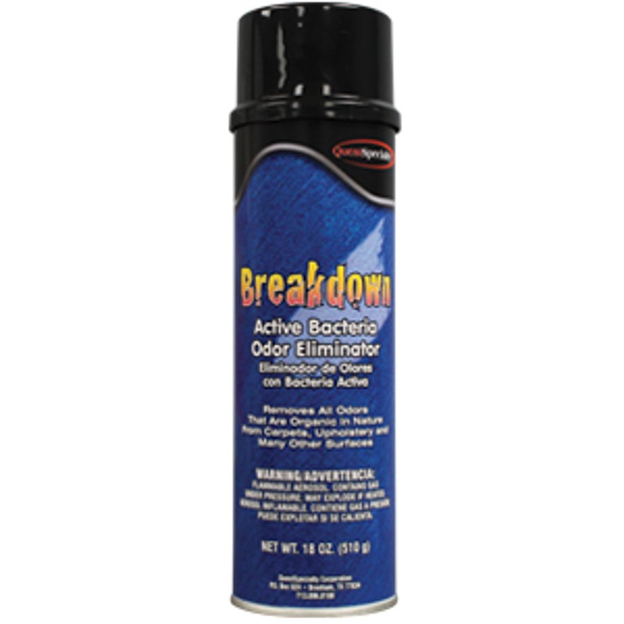 Odor Eliminator, Active Bacteria, Aerosol,12 - 18 OUNCE
