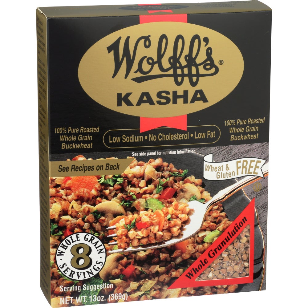 Kasha, Buckwheat, Whole Granulation,6 - 13 OUNCE