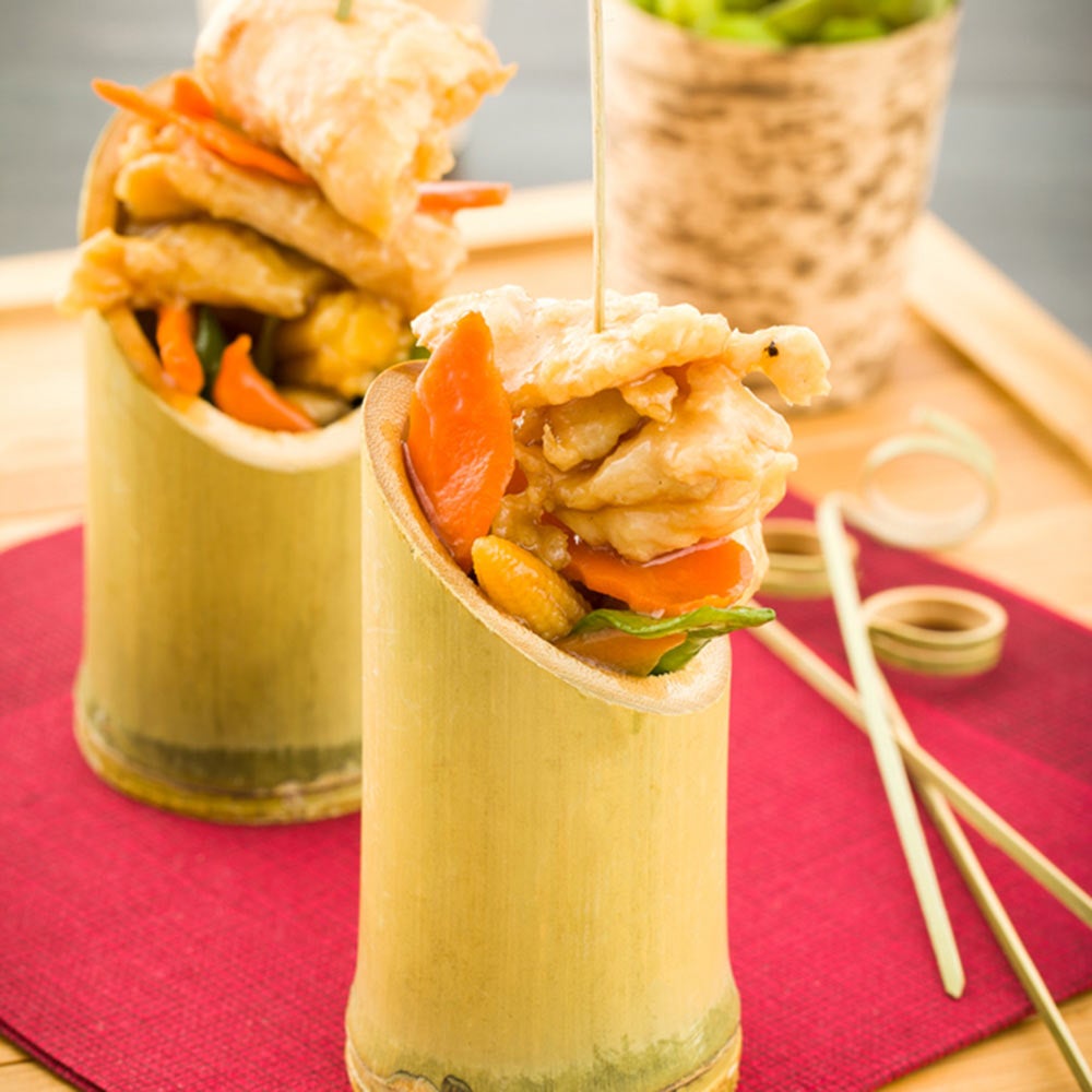 Cups, Tube, 1.25 Inch, Bamboo, 1.25 Linear Inch,1 - 100 COUNT