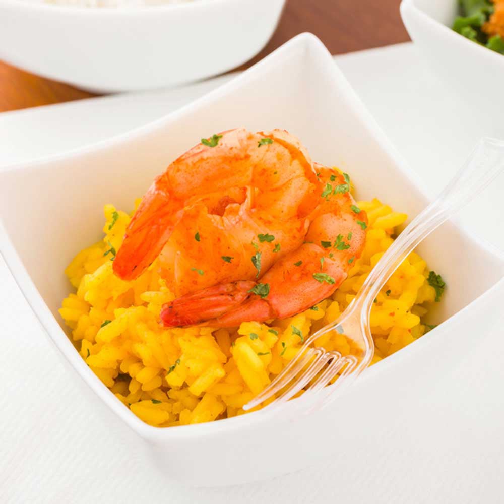 Forks, Plastic, Clear, 4 Inch, 4 Linear Inch,1 - 500 COUNT