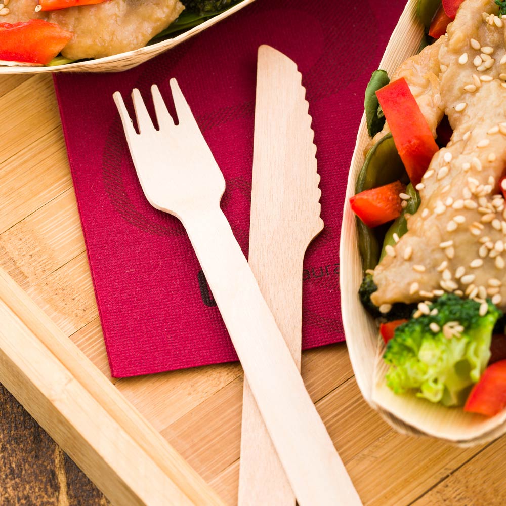 Knives, 5.5 Inch, Birch Wood, Natural, 5.5 Linear Inch,1 - 500 COUNT