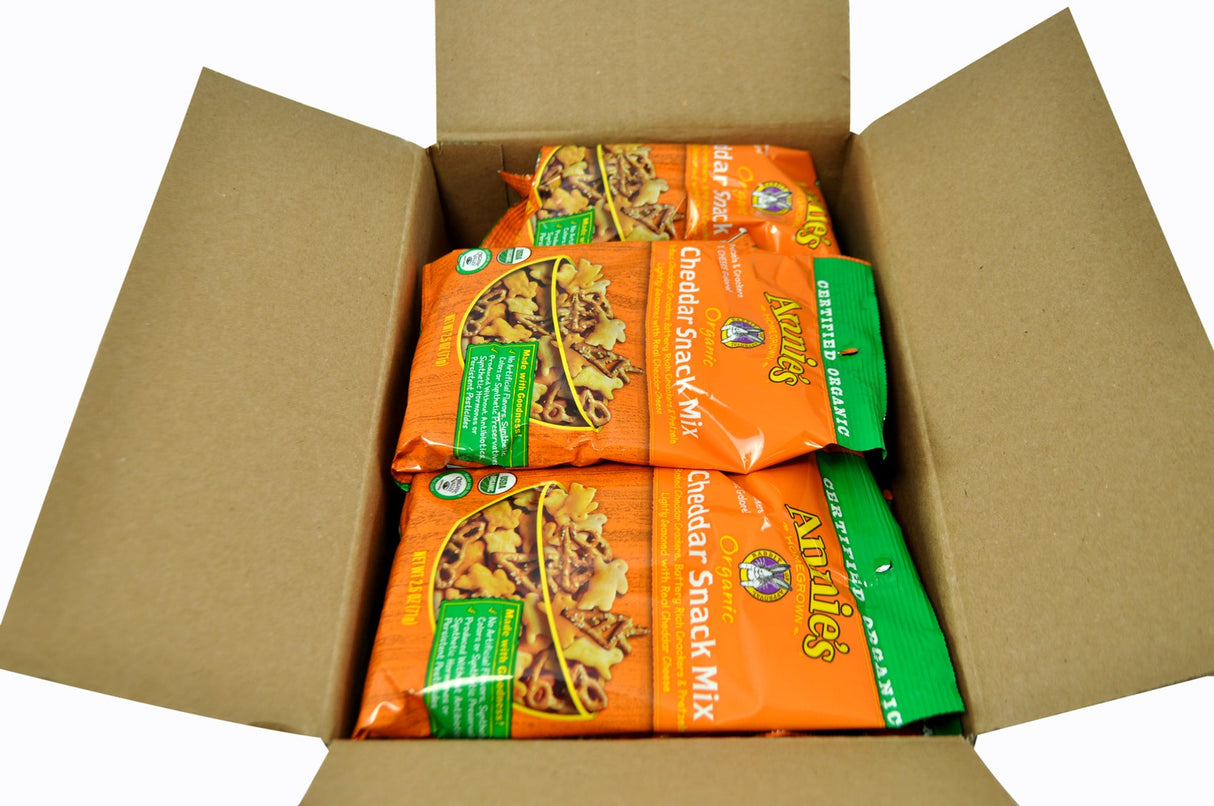 Snack Mix, Cheddar, Organic,12 - 2.5 OUNCE