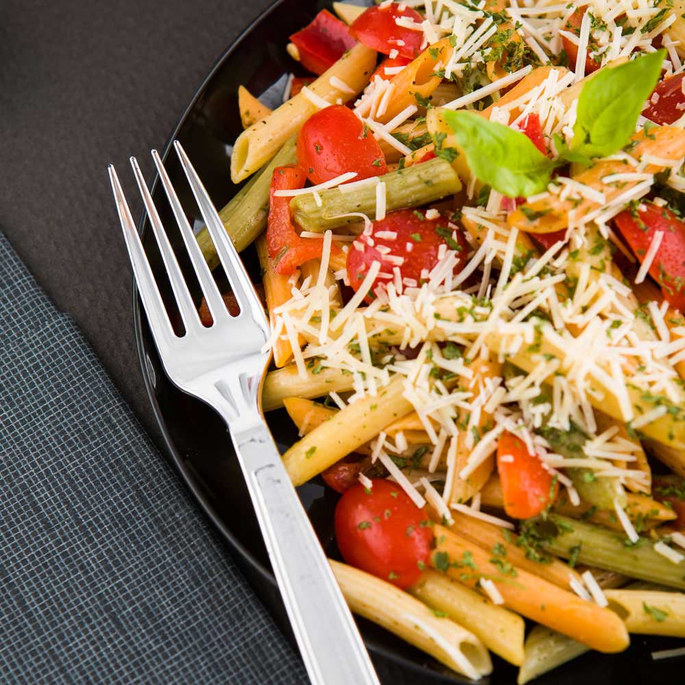 Forks, Argento, Plastic, Silver, 7 Linear Inch,1 - 250 COUNT