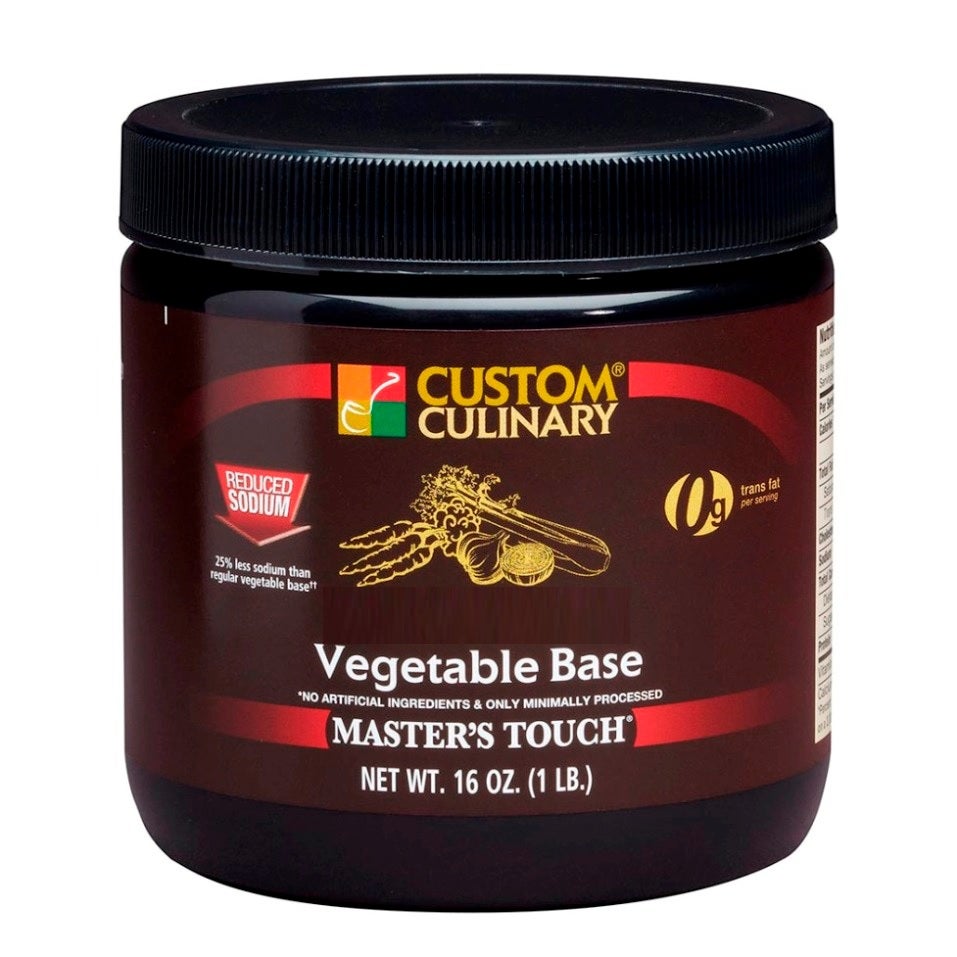 Base, Vegetable, Paste, Reduced Sodium, Shelf Stable,6 - 1 POUND