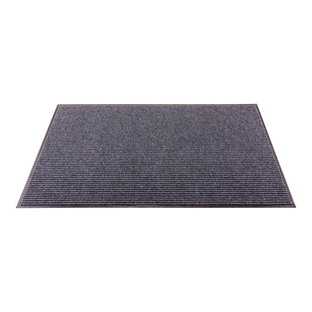 Floor Mat, Carpet, Comfy Feet, Gray, 60 x 36 Inch, Ribbed, Polypropylene,1 - 1 EACH