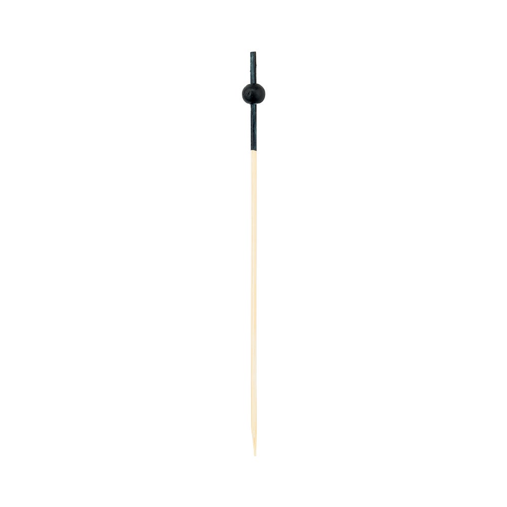 Skewers, 4.5 Inch, Black Mini Ball, 4.5 Linear Inch,1 - 1000 COUNT