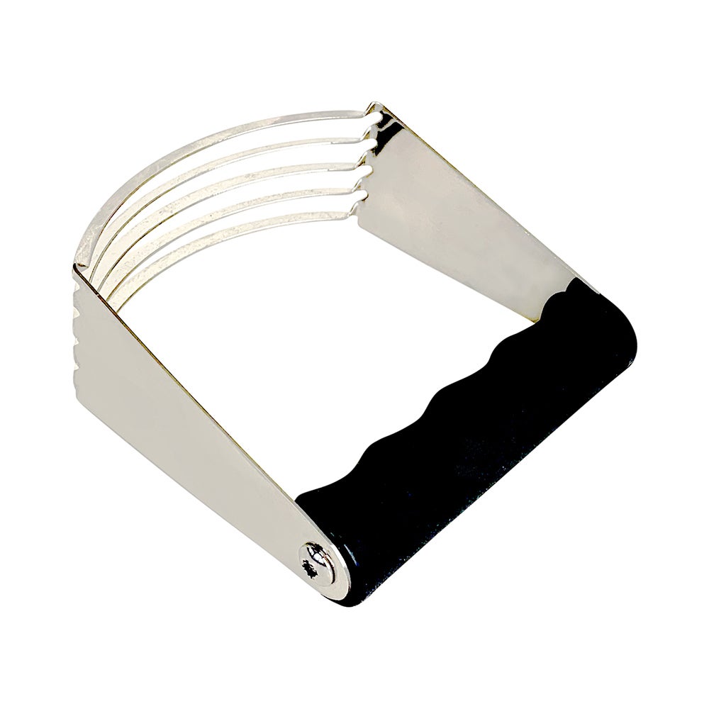 Pastry Cutter & Dough Blender, Pastry Tek, 4.75 x 4 x 1.75 Inch, Stainless Steel, with Black Plastic Handle,1 - 1 EACH