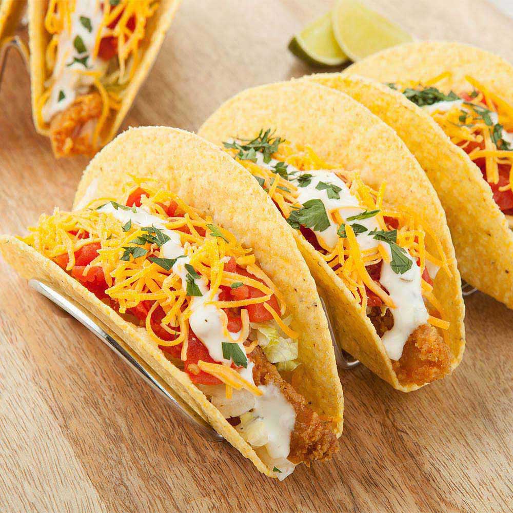 Rack, Triplo Taco, 6.7 Inch, Stainless Steel, 6.7 Linear Inch,1 - 1 EACH