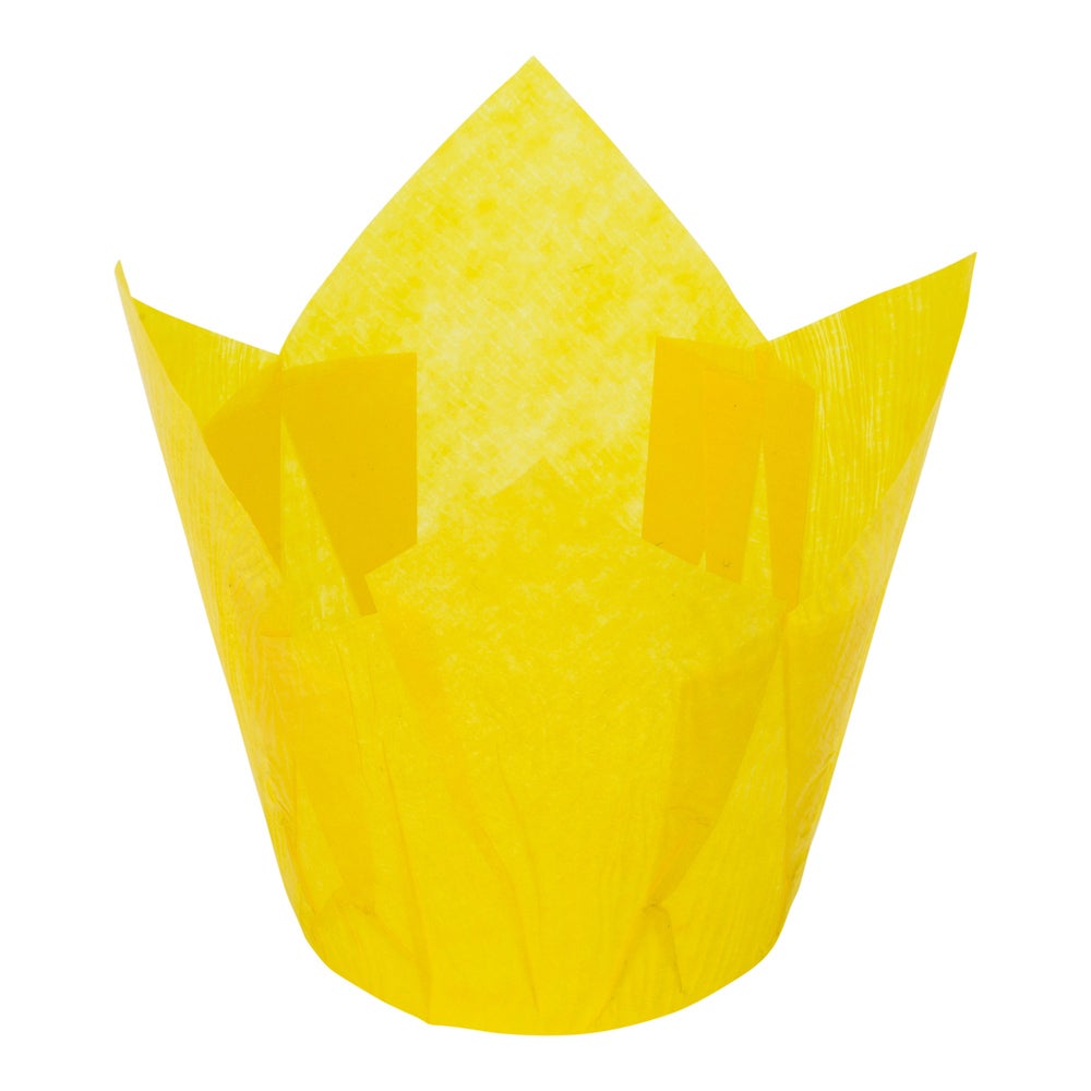 Cups, Tulip Baking, 4 Ounce, Paper, Yellow, Greaseproof,1 - 200 COUNT
