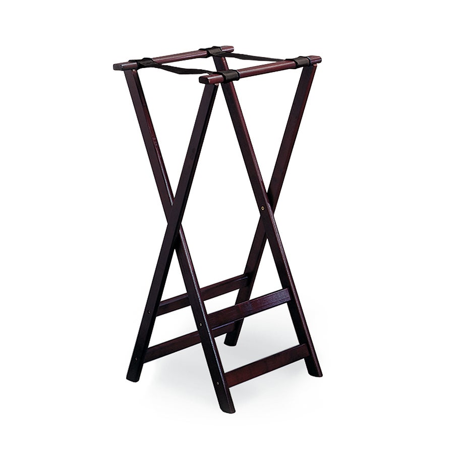 Tray Stand, 38 Inch, Mahogany,1 - 1 EACH