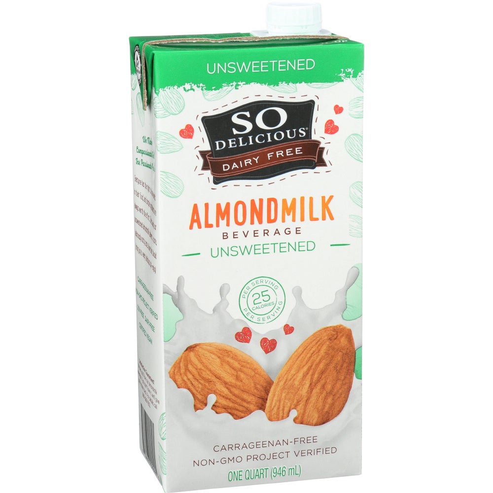 Milk, Almond, Unsweetened,6 - 1 QUART