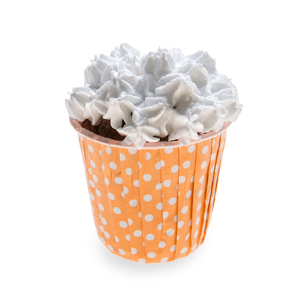 Cups, Baking, 3.5 Ounce, Paper, Hot Orange Polka Dot, Pleated, 3.5 Ounce,1 - 200 COUNT