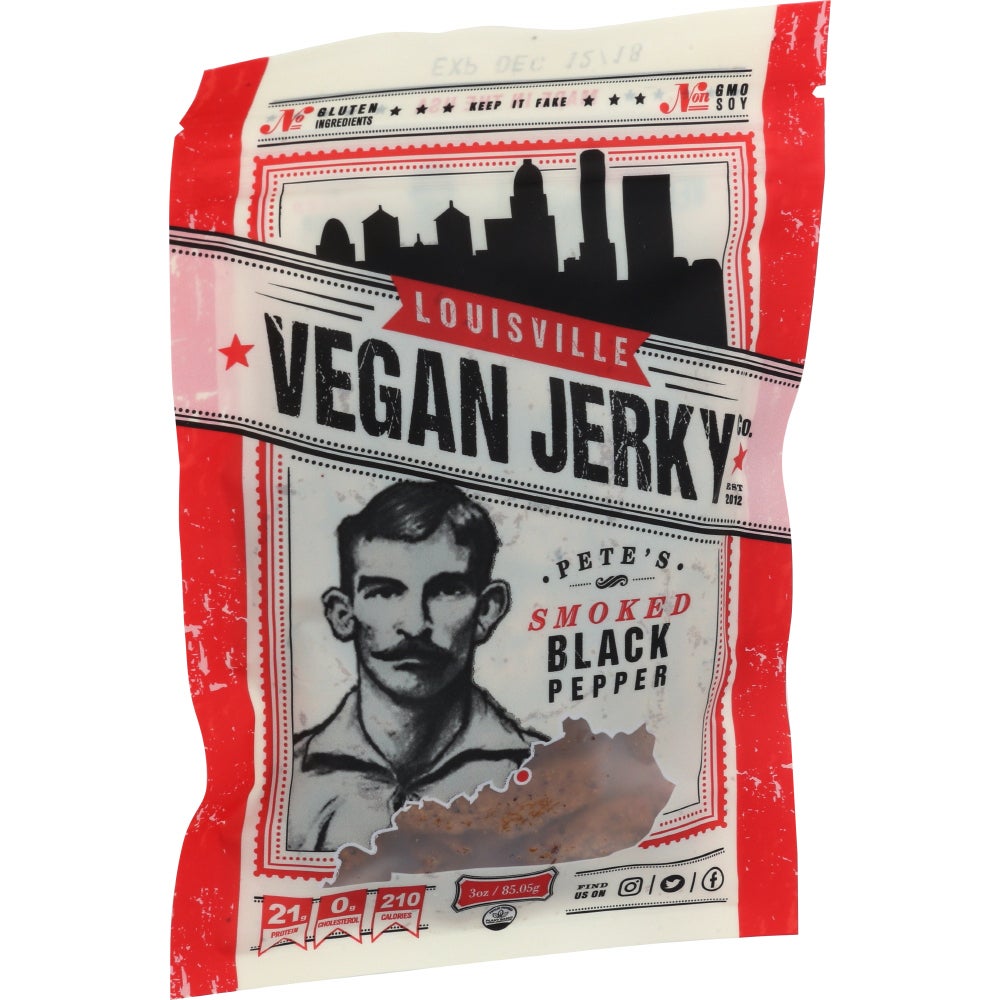 Jerky, Pete's Smoked Black Pepper,10 - 3 OUNCE