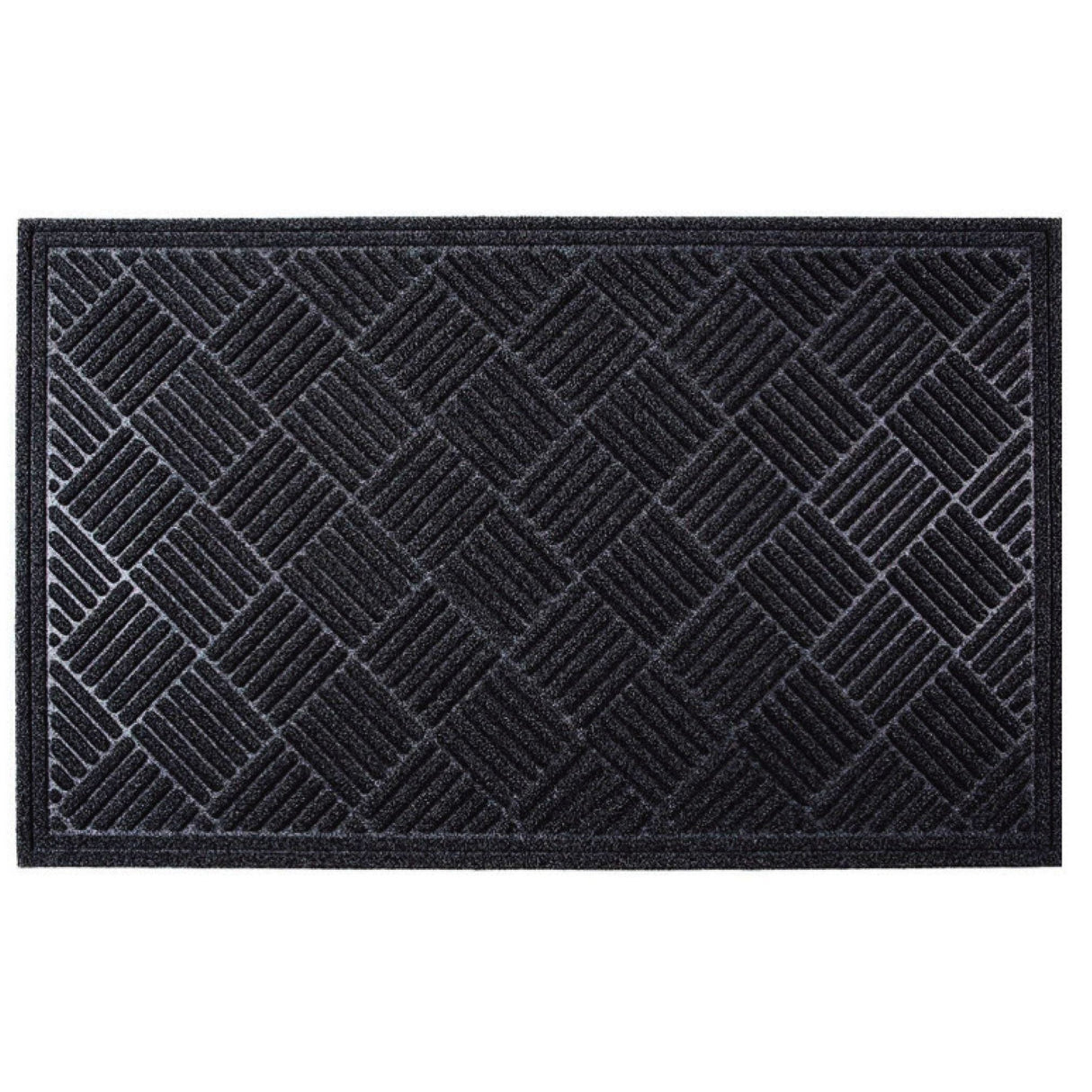 Floor Mat, Outdoor, Comfy Feet, Black, 60 x 36 Inch, Diamond, Polypropylene,1 - 1 EACH