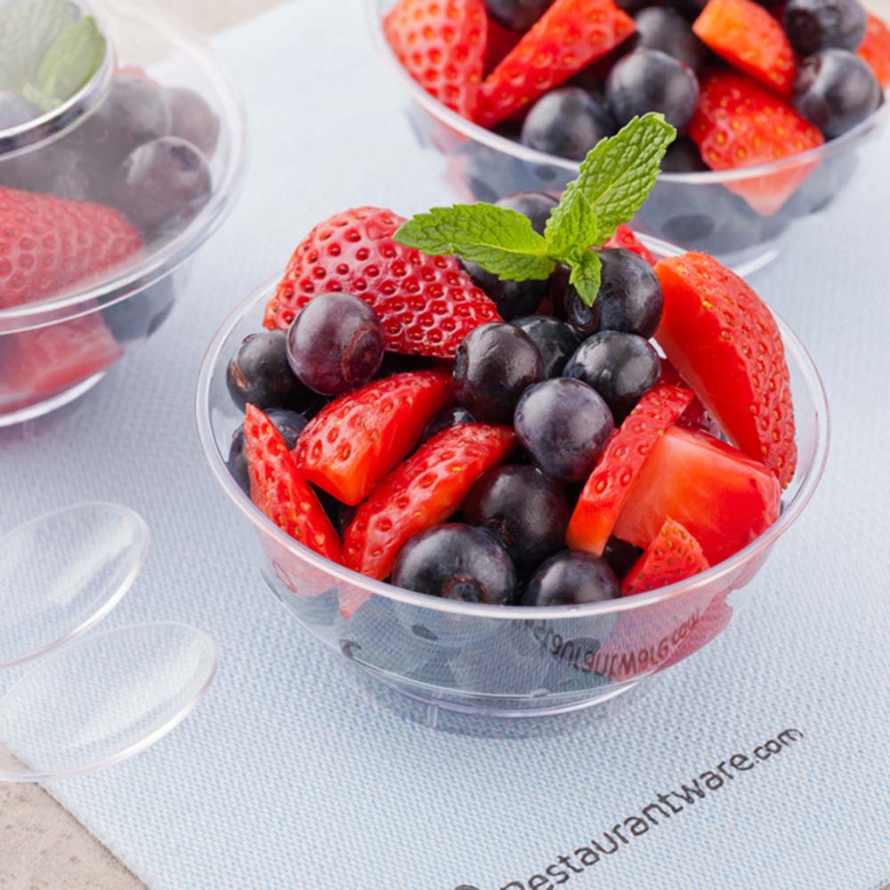 Cups, Deli, 4 Ounce, Plastic, Clear, with Lids, 4 Ounce,1 - 100 COUNT