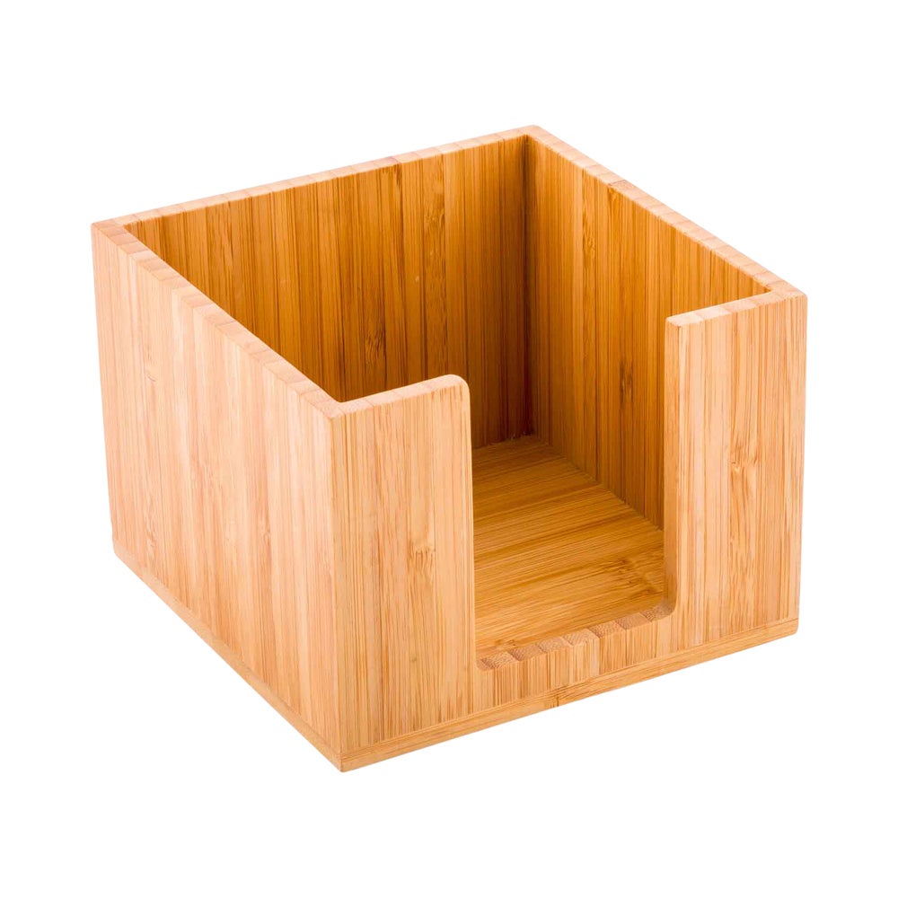 Holder, Napkin, 5.5 x 5.5 x 4 Inch, Square, Natural, Bamboo,1 - 1 EACH