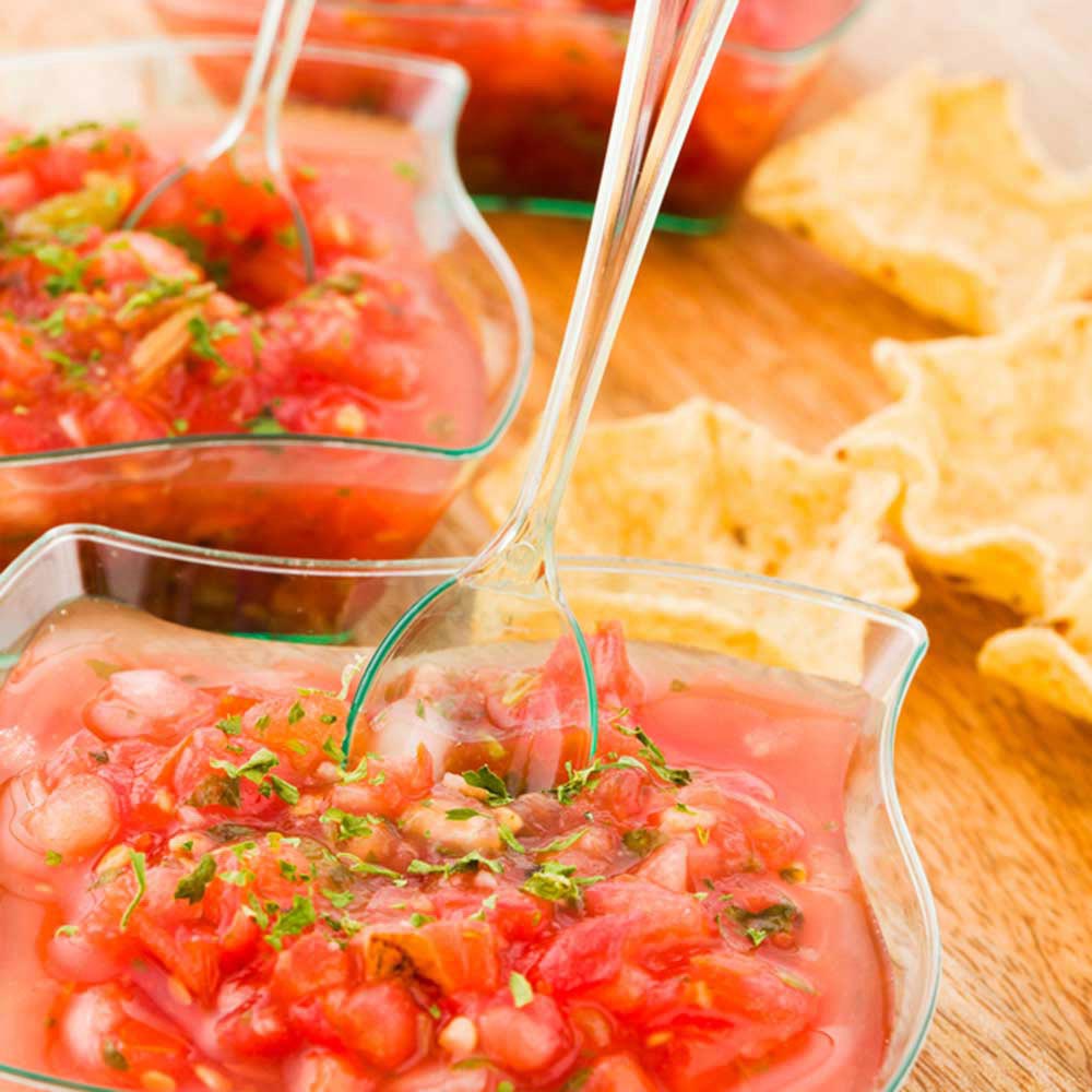 Spoons, Plastic, Sea Green, 4 Inch, 4 Linear Inch,1 - 500 COUNT