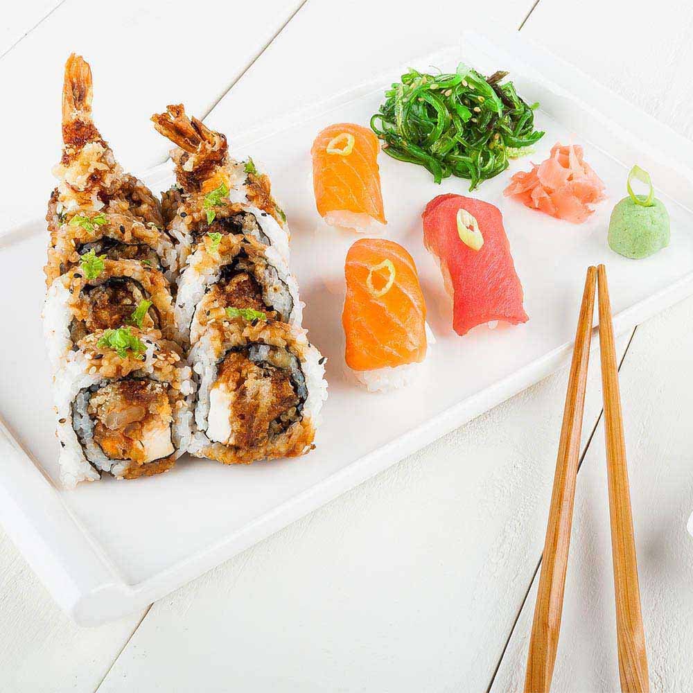 Plates, Japonais, Voga Melamine, 14 Inch, White, Rectangular, 14 Linear Inch,1 - 10 COUNT
