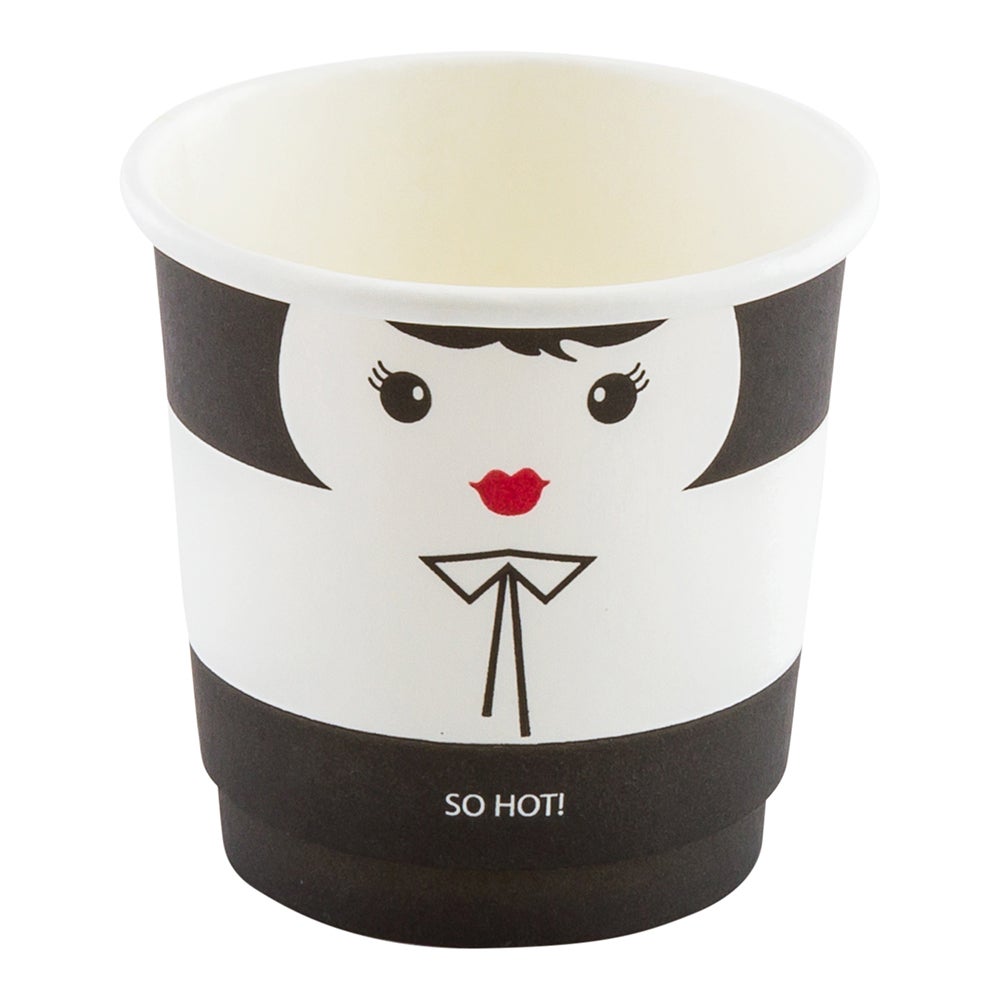 Cups, Hot, 4 Ounce, Paper, Madame, Double Wall,1 - 500 COUNT