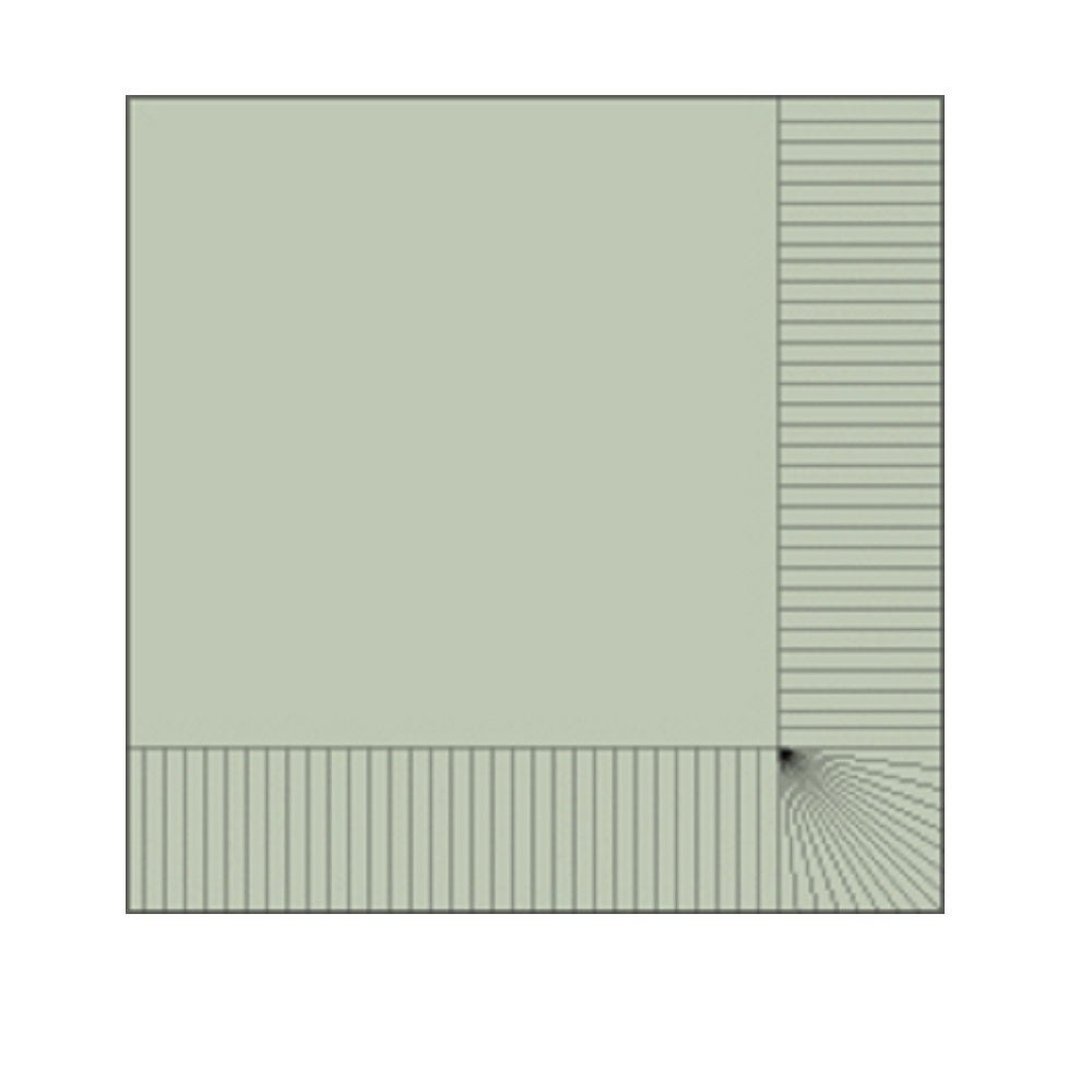 Napkins, Beverage, 2-Ply, Gray, 10 x 10 Inch,1 - 1000 COUNT