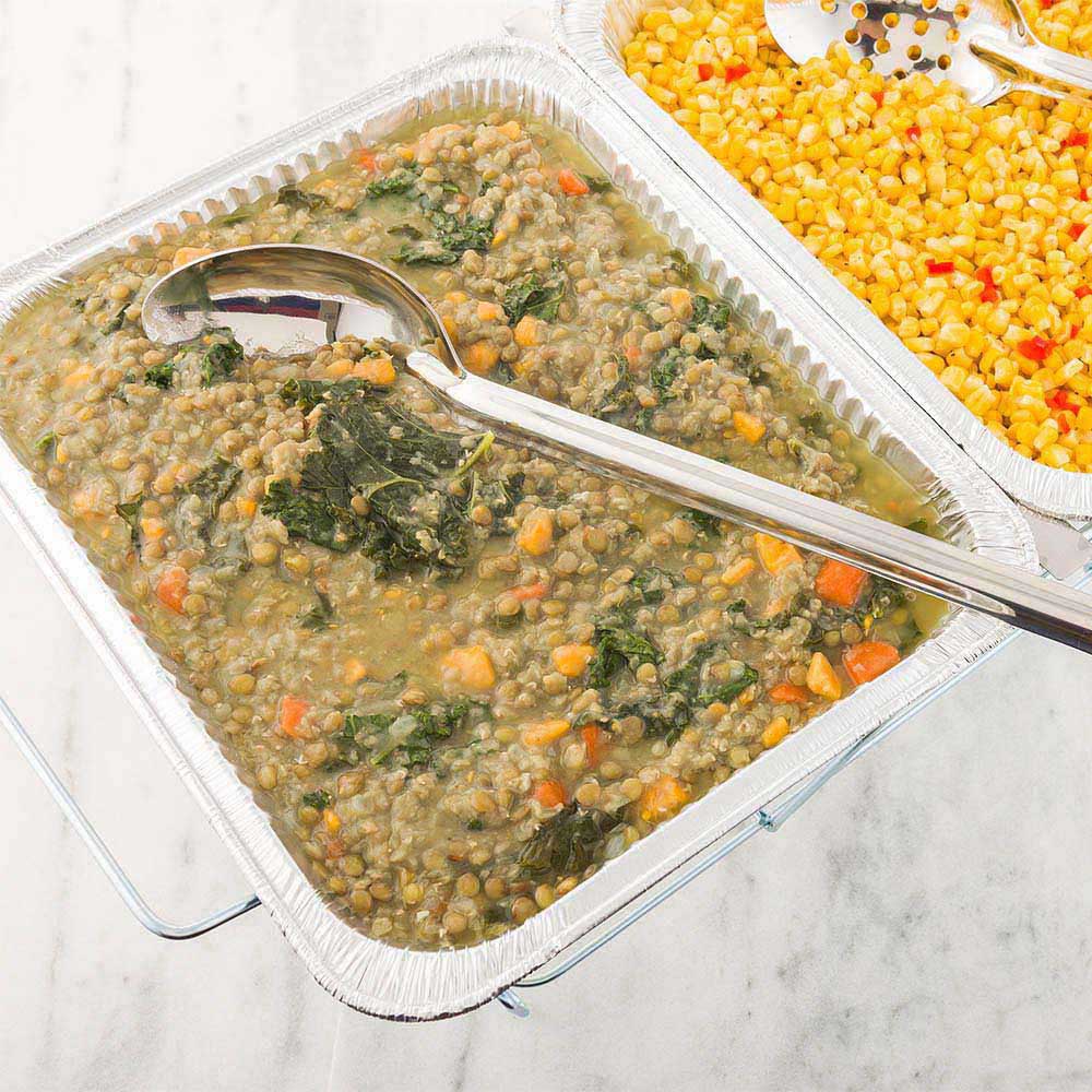 Spoon, Serving, Solid, 18 Inch, Stainless Steel, 18 Linear Inch,1 - 1 EACH