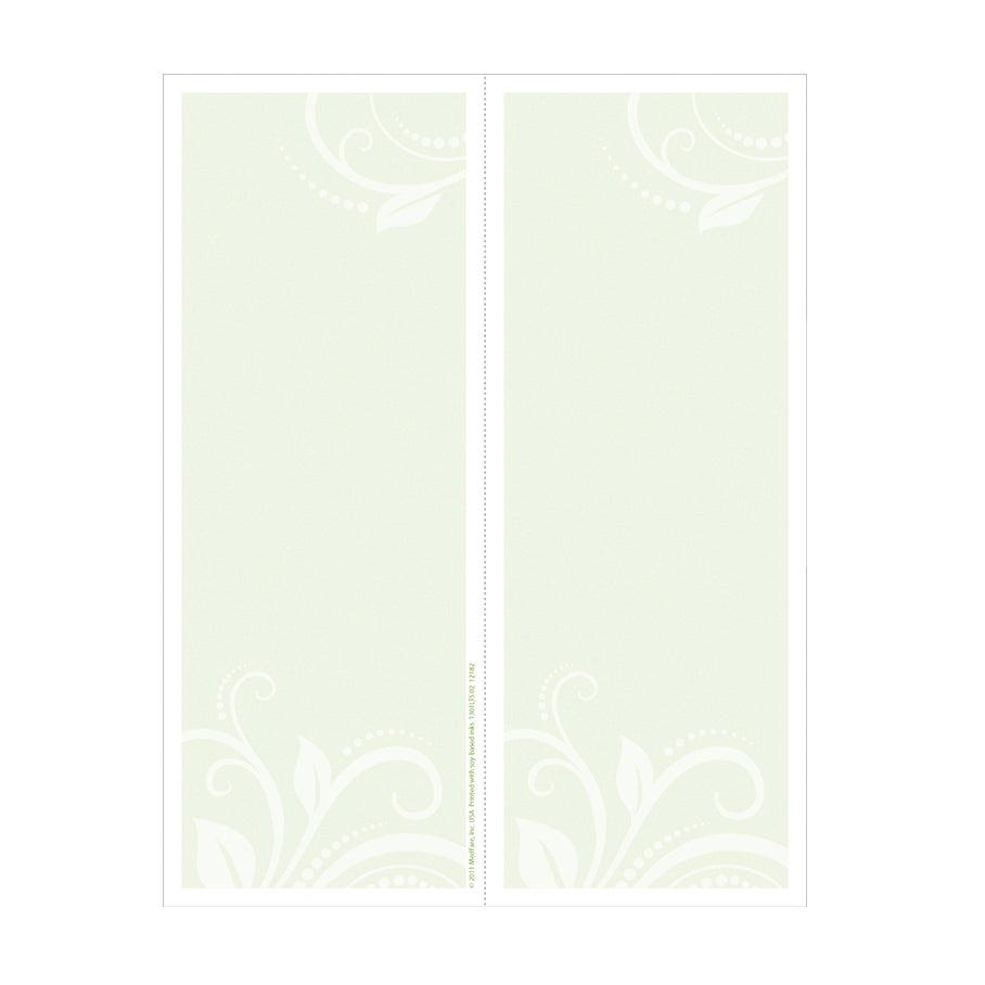 Tray Slips, 2-Up Laser,1 - 3000 COUNT