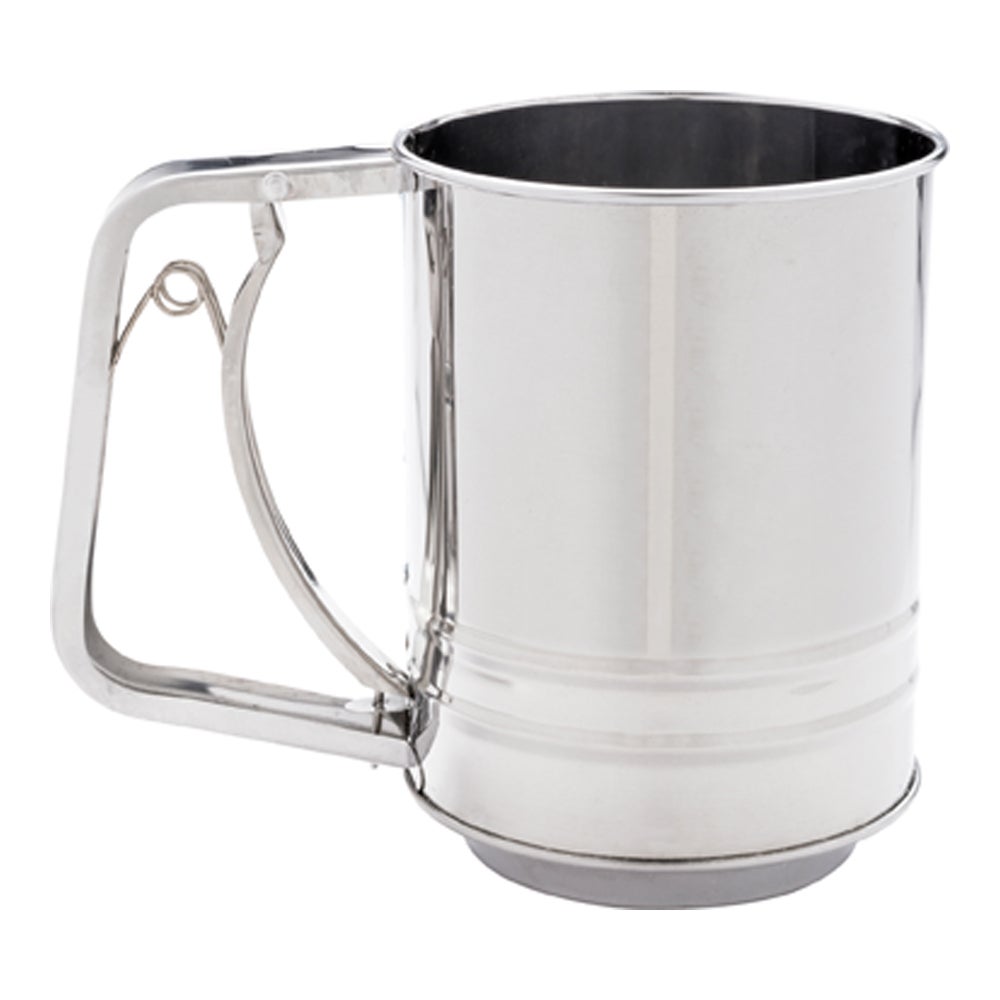 Sifter, Flour, Pastry Tek 2.5 Cup, Stainless Steel, with Trigger Action Handle,1 - 1 EACH