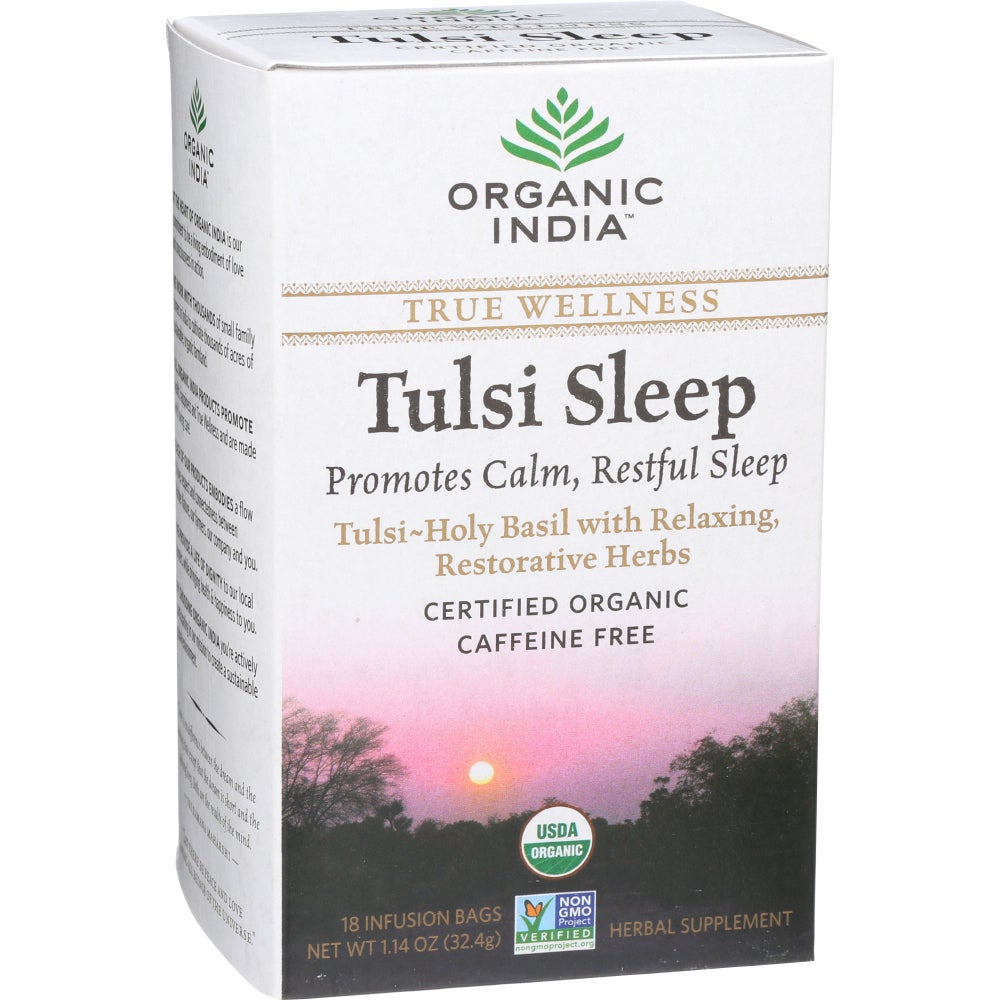 Tea, Tulsi Sleep, Caffeine-Free, Infusion Bags,6 - 18 COUNT