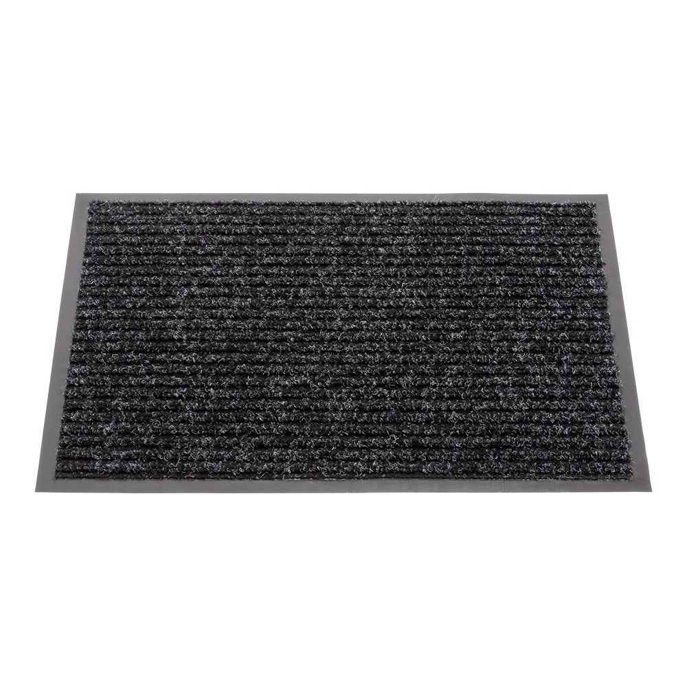Floor Mat, Carpet, Comfy Feet, Black, 36 x 24 Inch, Ribbed, Polypropylene,1 - 1 EACH