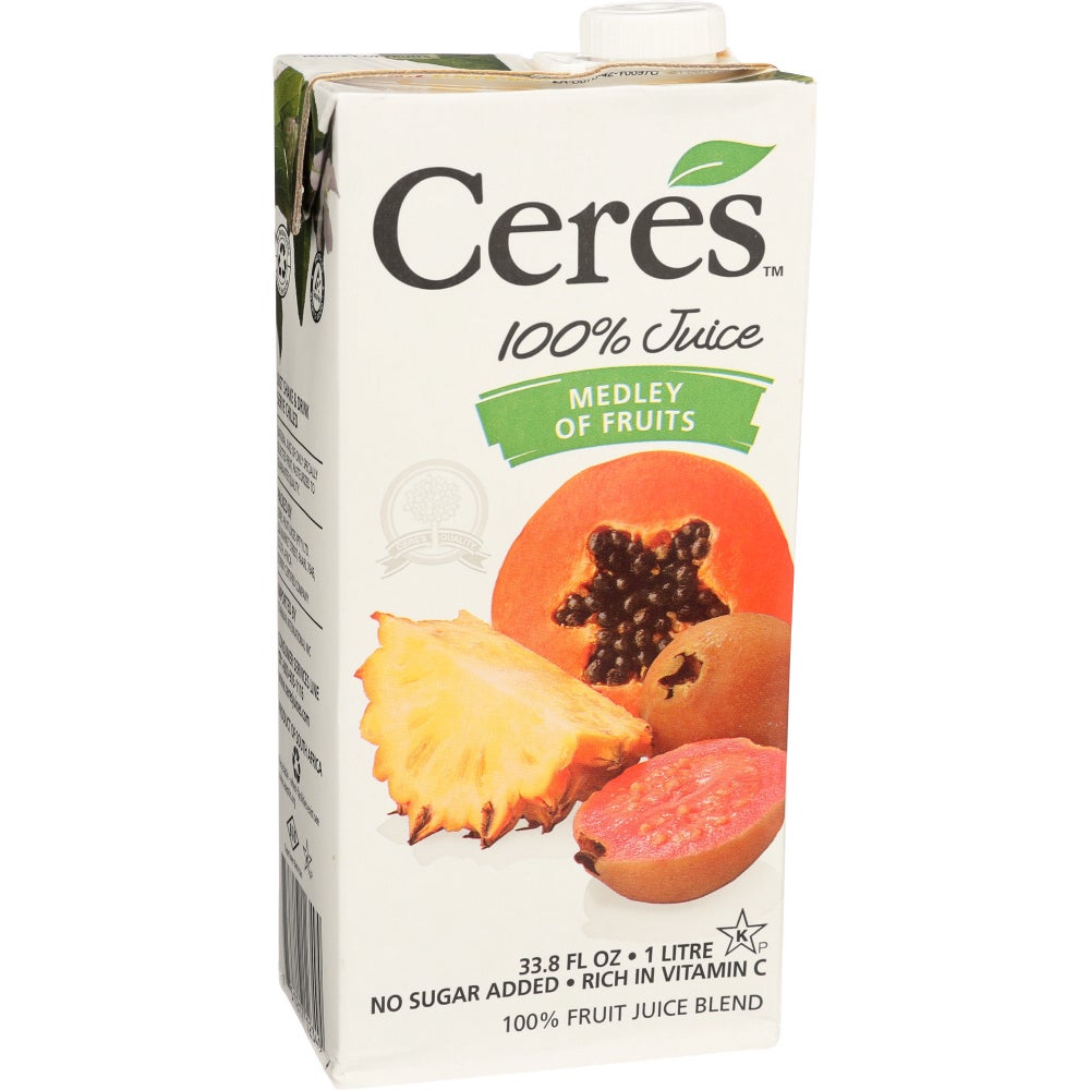 Juice Blend, Medley of Fruits, 100%,12 - 33.8 FLUID