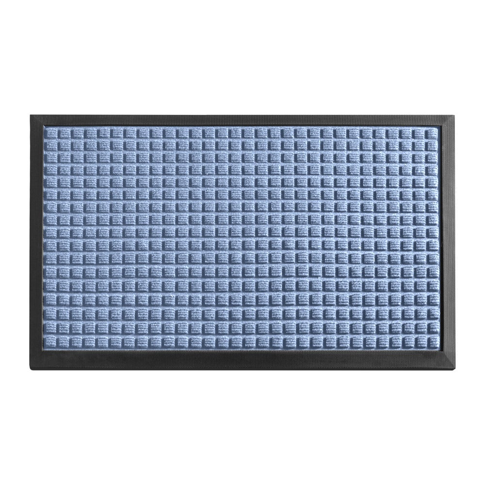 Floor Mat, Carpet, Comfy Feet, Heavy Duty, Light Blue, 60 x 36 Inch, Waffle, Polypropylene,1 - 1 EACH