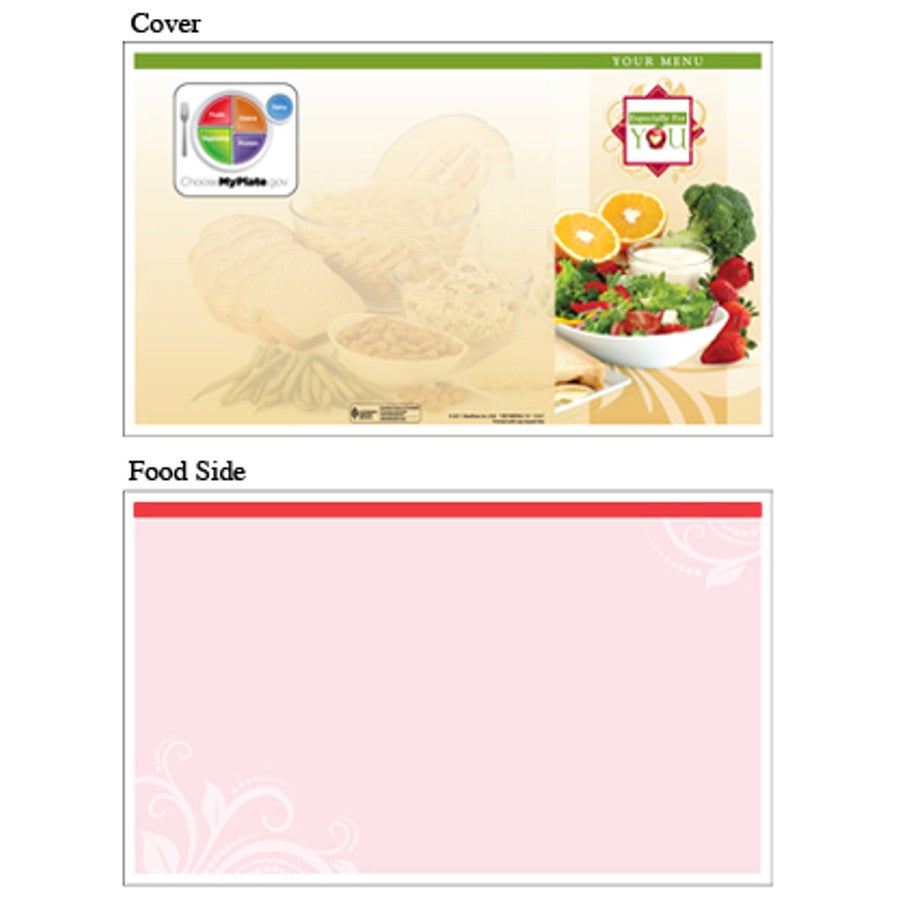 Menu Jackets, 8.5 x 14 Inch, Red, Blank, Especially-for-You,1 - 250 COUNT