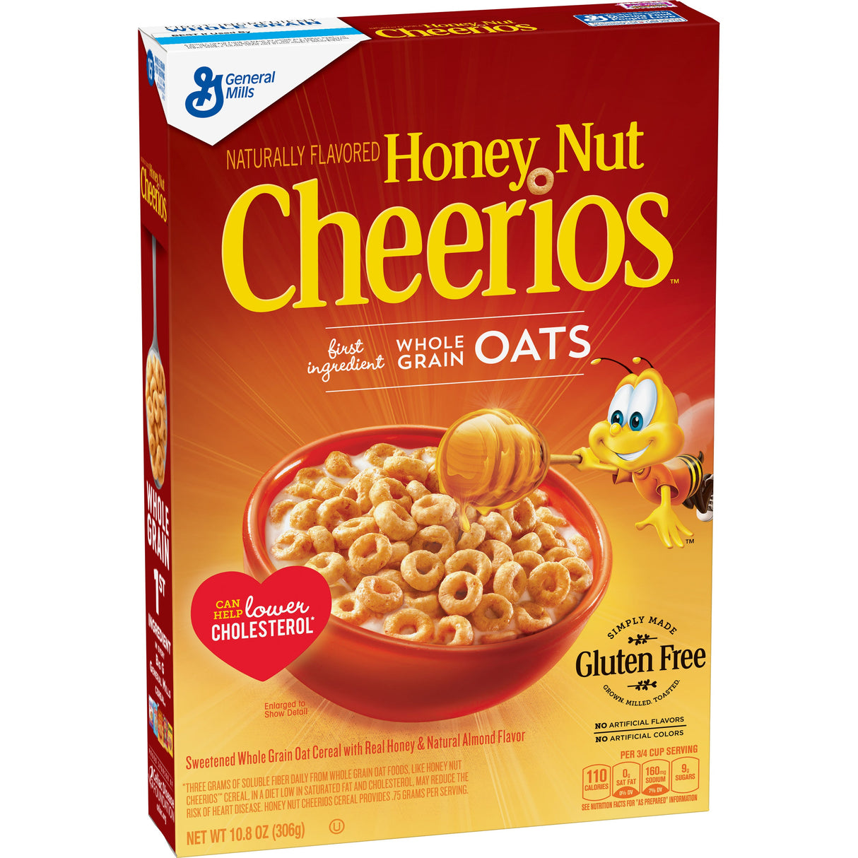 Cereal, Cheerios, Honey Nut,12 - 10.8 OUNCE