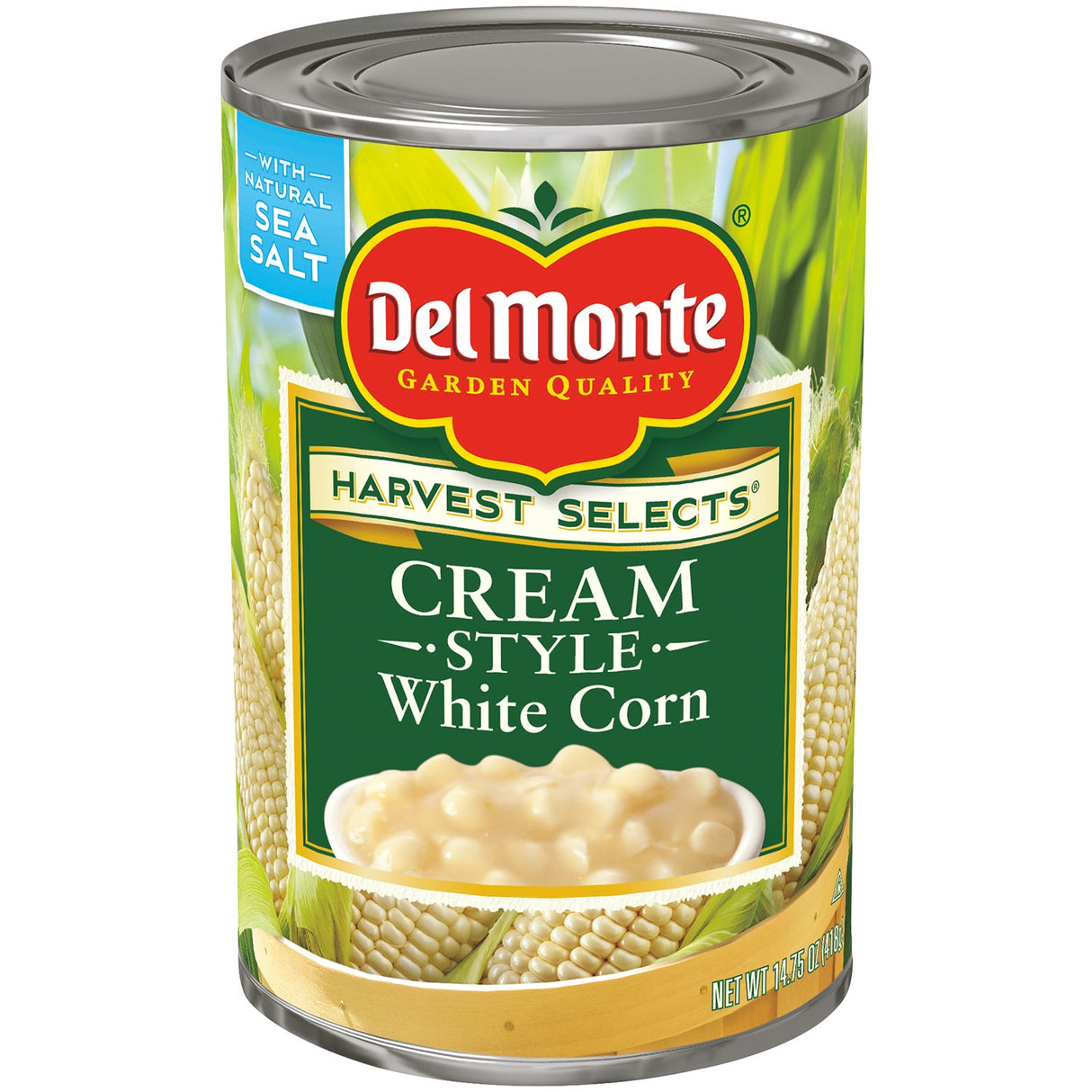 Corn, White, Cream Style, Shelf-Stable,12 - 14.75 OUNCE