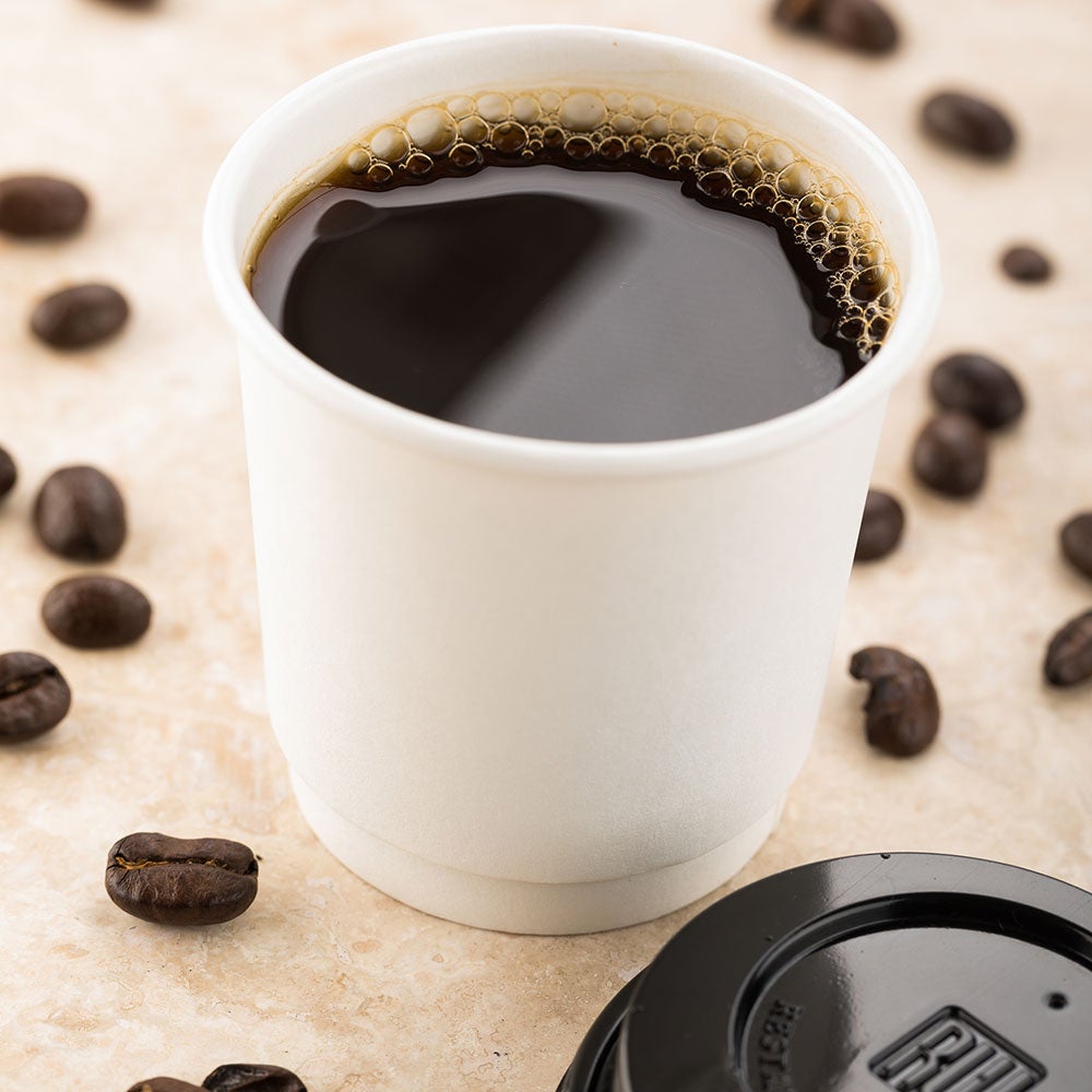 Cups, Hot, 4 Ounce, Paper, White, Double Wall, 4 Ounce,1 - 500 COUNT