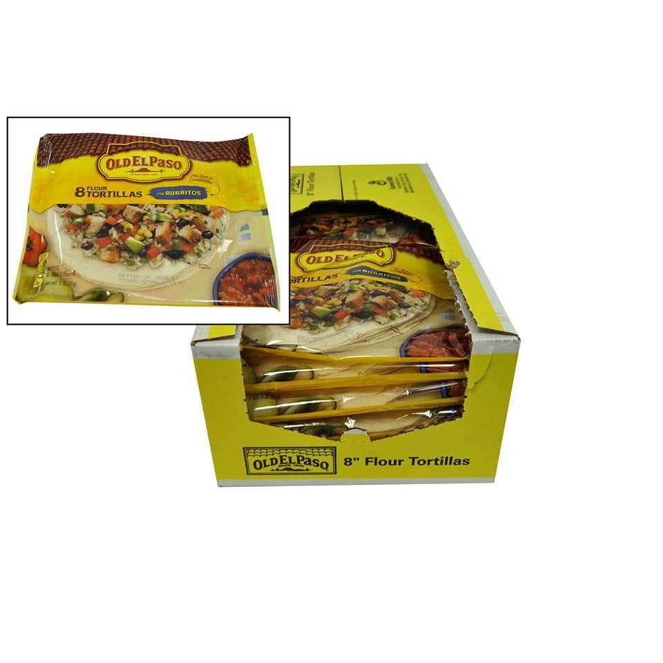 Tortilla, Flour, 8 Inch, 8 Linear Inch,12 - 8 COUNT