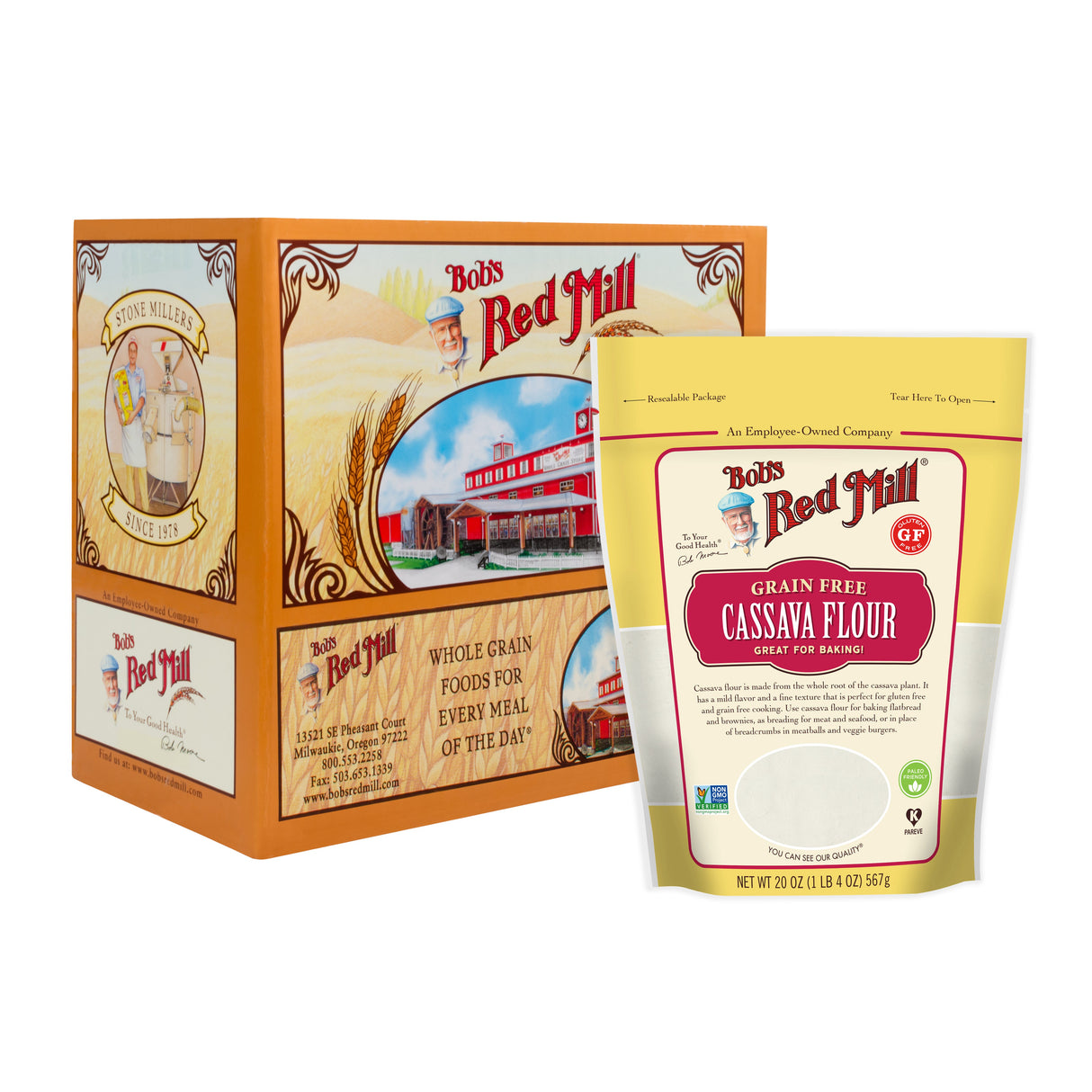 Flour, Cassava,4 - 20 OUNCE