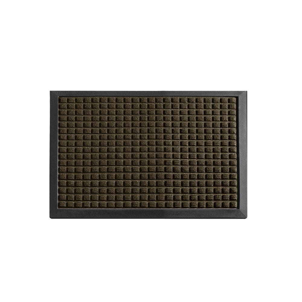 Floor Mat, Carpet, Comfy Feet, Heavy Duty, Brown, 36 x 24 Inch, Waffle, Polypropylene,1 - 1 EACH