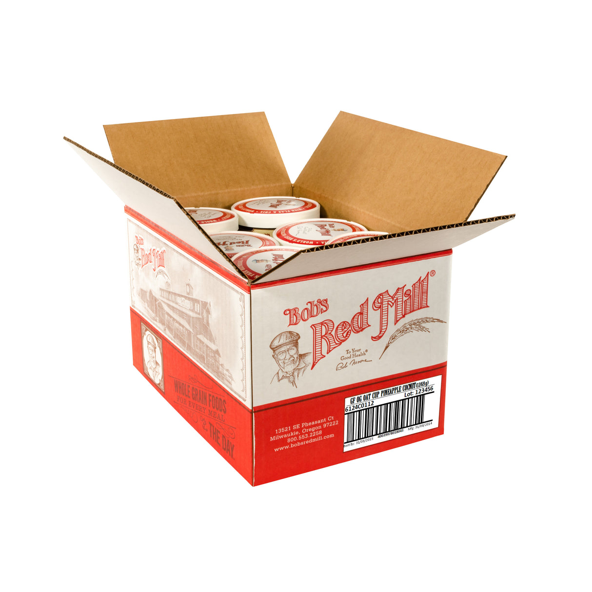 Oatmeal, Fruit & Seed, Instant, Organic, Cup,12 - 2.47 OUNCE