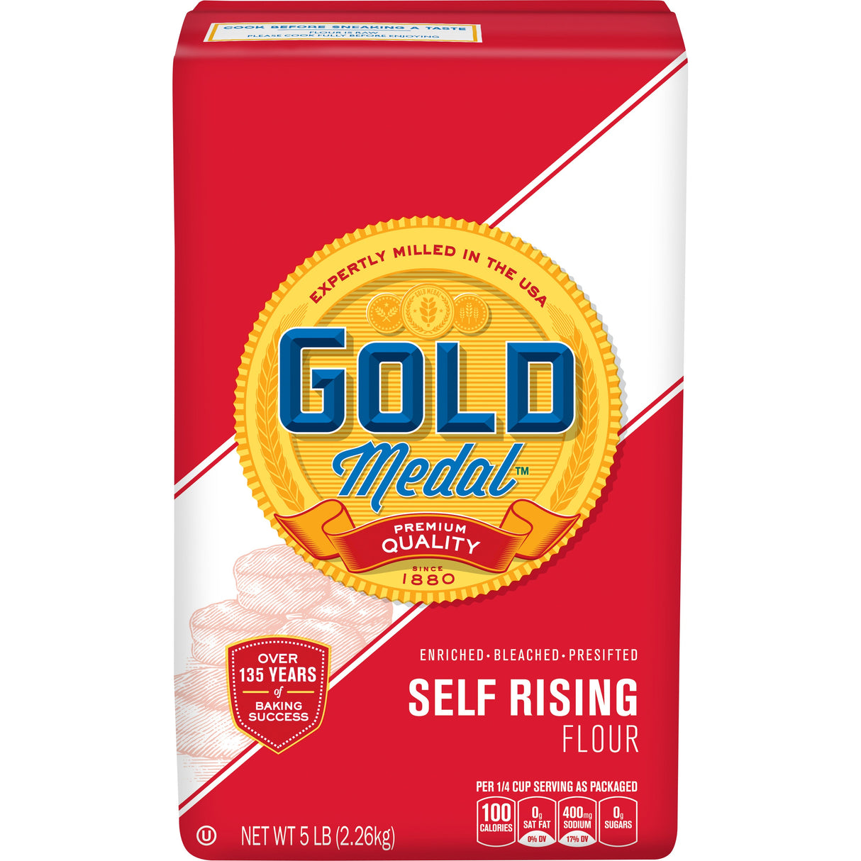 Flour, Self Rising, Bleached, Pre-Sifted, Enriched,8 - 5 POUND