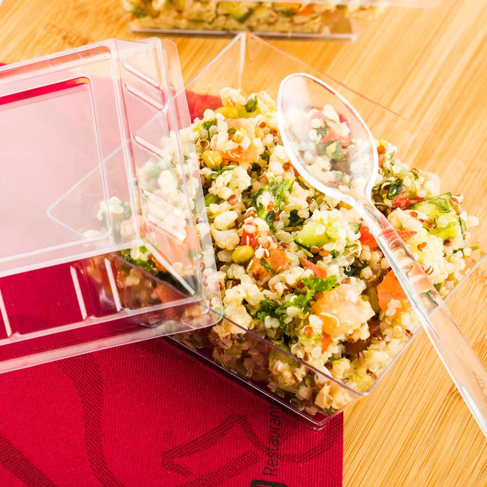 Lids, Plastic, Clear, for Geometric Kova Bowls, 4.25 Linear Inch,1 - 100 COUNT