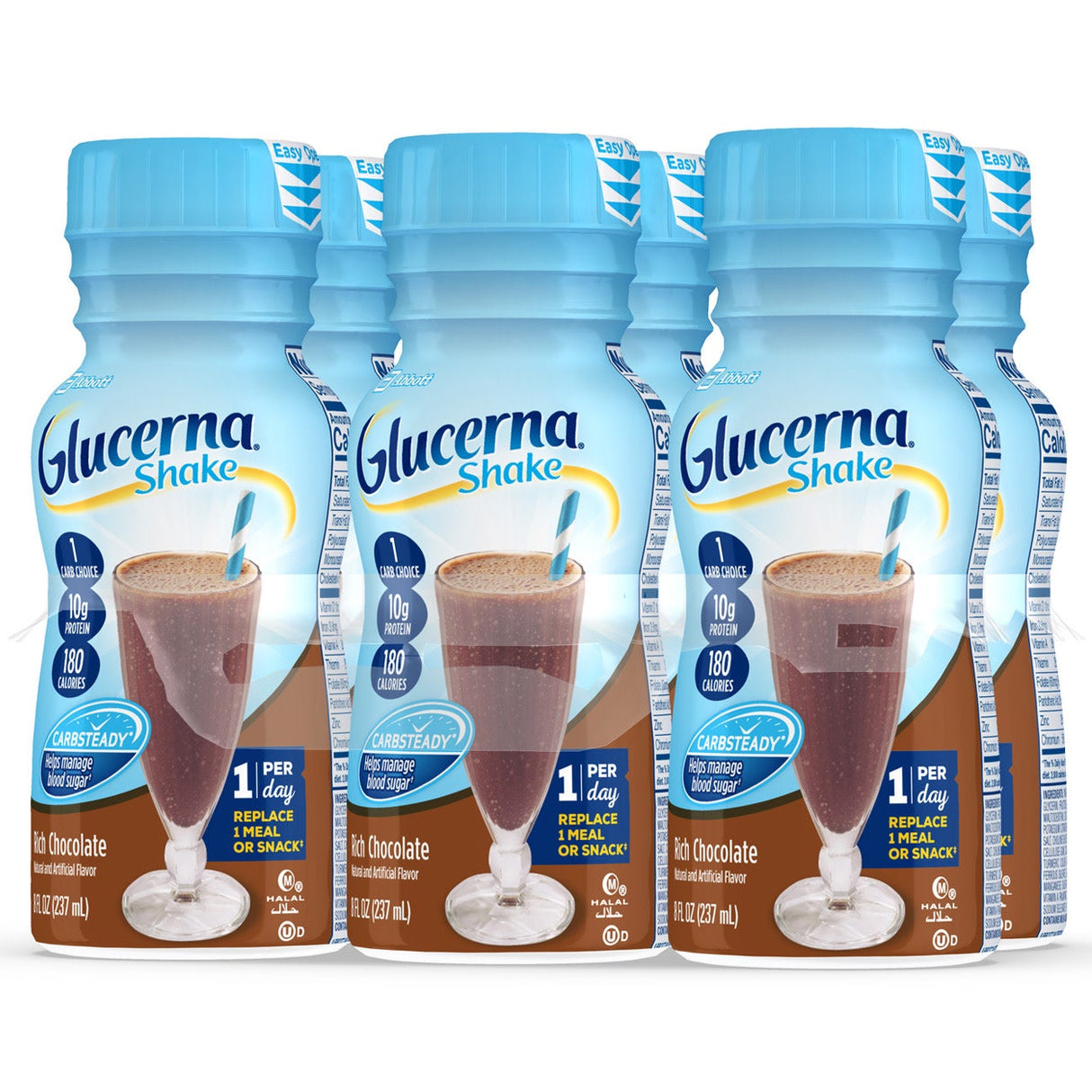 Supplement, Shake, Chocolate, Liquid, Ready-to-Use, 8 Fluid Ounce,4 - 6 COUNT