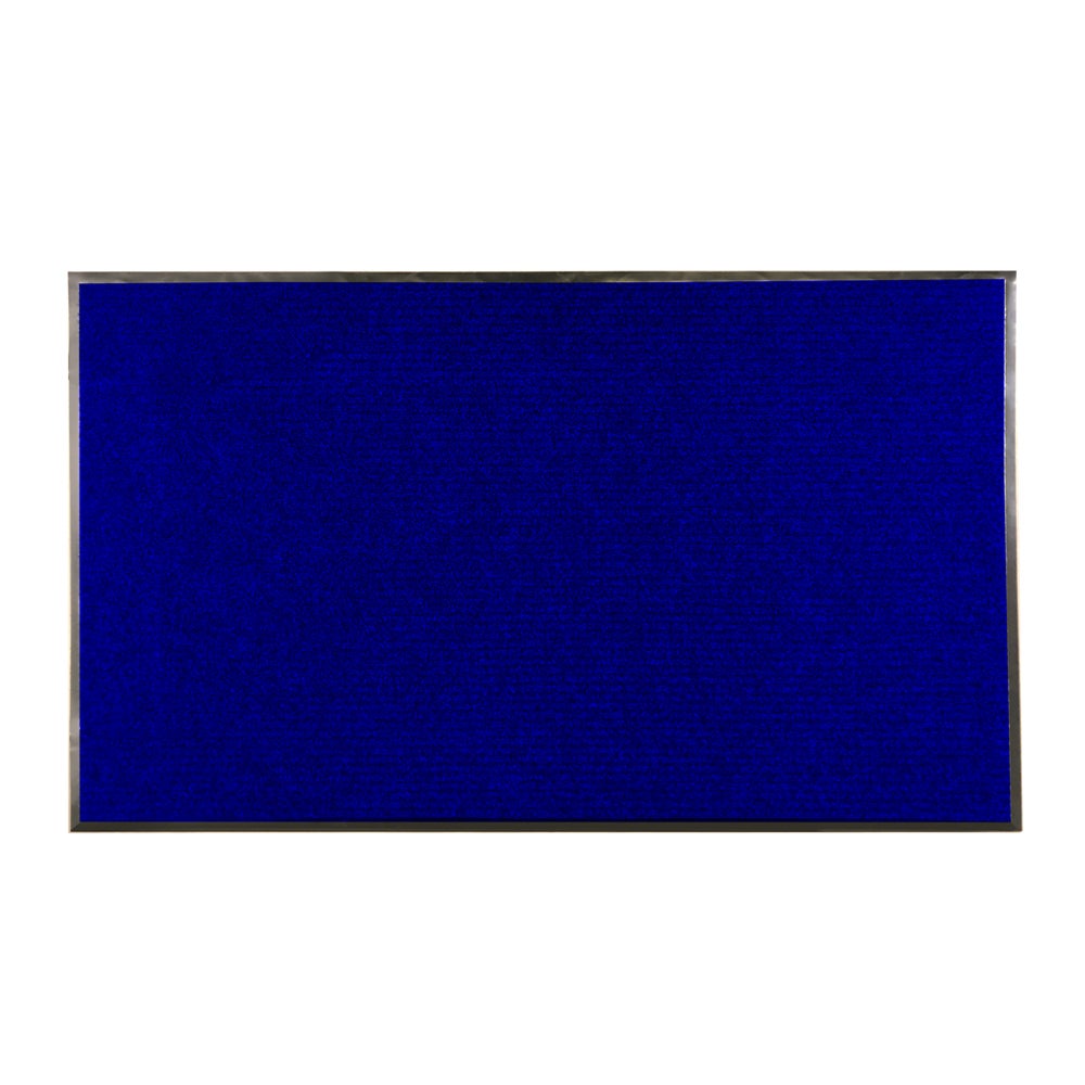 Floor Mat, Carpet, Comfy Feet, Blue, 60 x 36 Inch, Ribbed, Polypropylene,1 - 1 EACH
