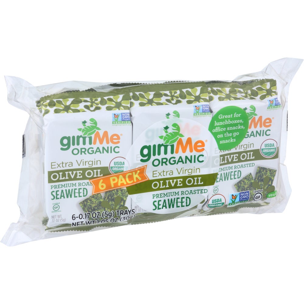 Snack, Roasted Seaweed, Olive Oil, 0.17 Ounce,8 - 6 COUNT