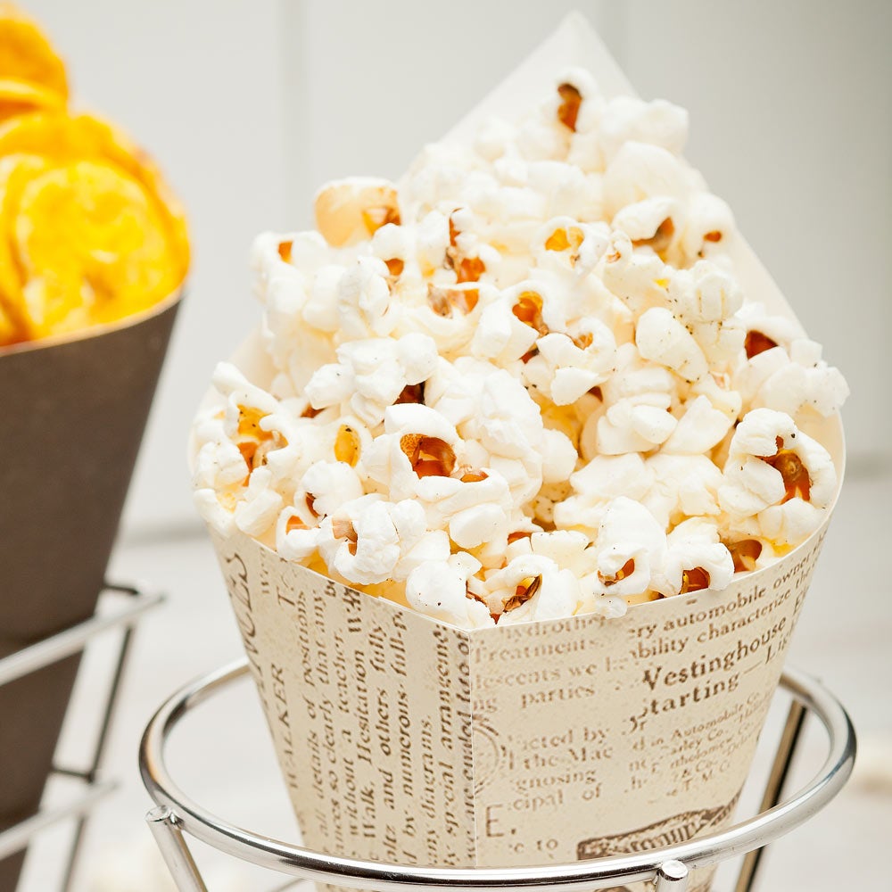 Containers, Food, 10 Inch, Paper, News Design, Cone, 10 Linear Inch,1 - 100 COUNT