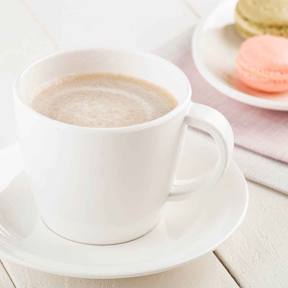 Cup & Saucer Set, Voga Melamine, 10 Ounce, White,1 - 10 COUNT