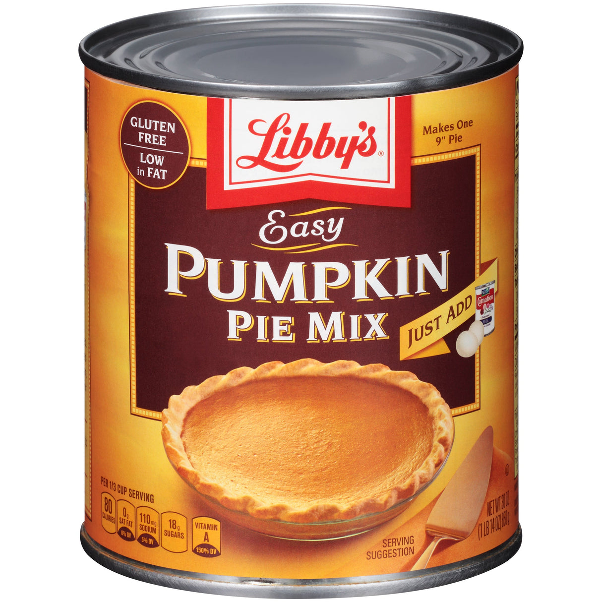 Pie Mix, Pumpkin, Can,12 - 850 Gram Avg